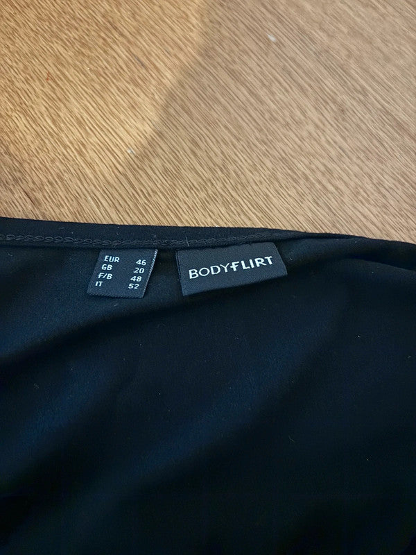 Black jersey dress