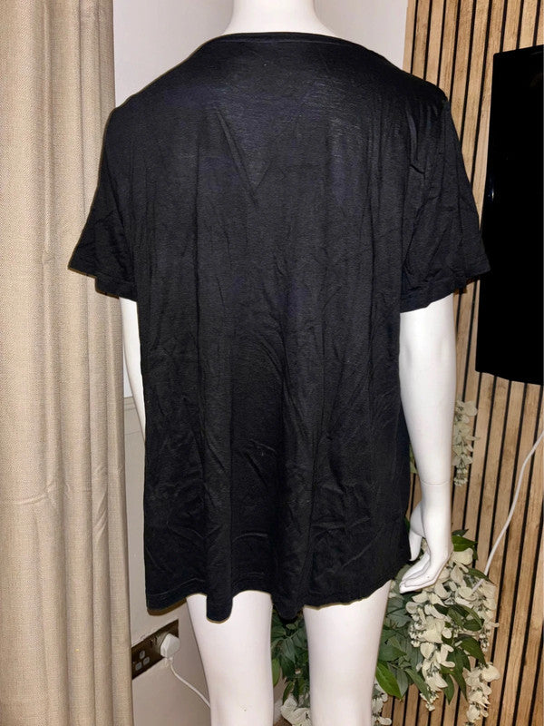 Rainbow Black Top Size XL RRP £17