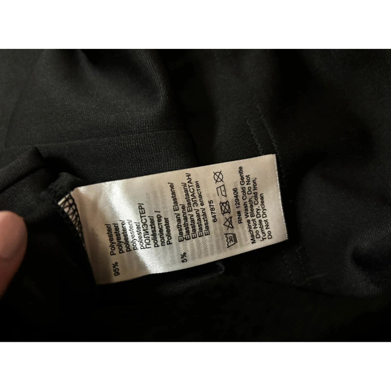 Black midi dress