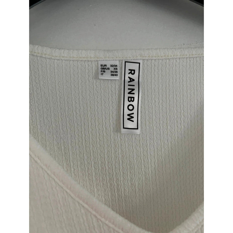 White boat neck top