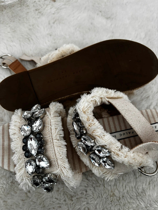 Zara platform sandals size 5