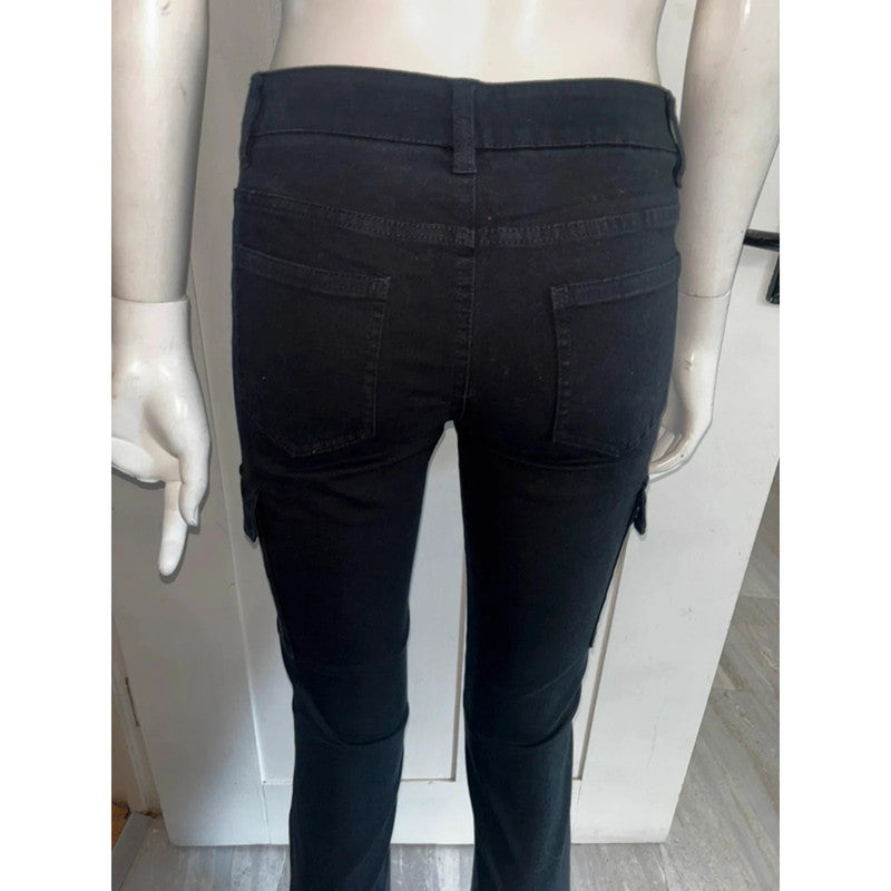 Black Skinny Jeans By Rainbow Size 8 RRP £38 Item 5444