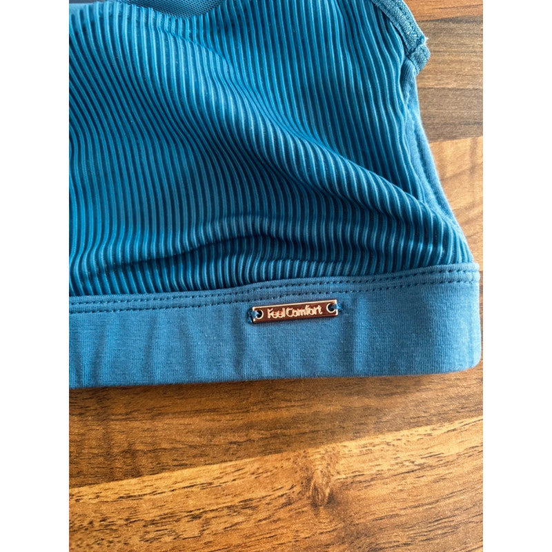 Blue Feel comfort Sports Bra Size 10 RRP £15 Item 5454