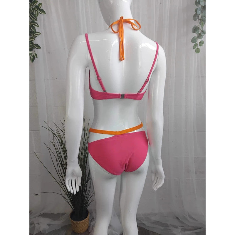 New Rainbow Bikini Set Size 12 (34B) RRP £35 Item 6064