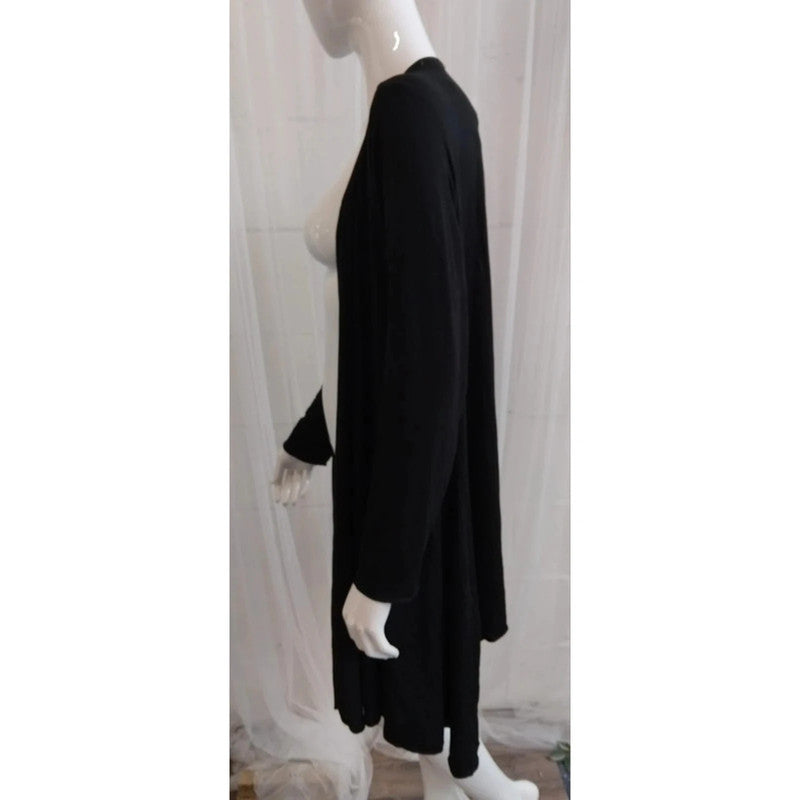 Black Waterfall Cardigan By Rainbow Size XL RRP £18 Item 5881
