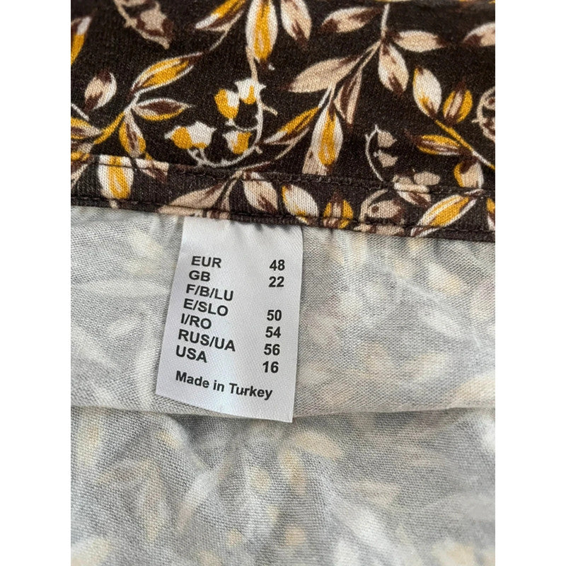 Witt Floral Print Tunic Size 22 RRP £32 Item 5085