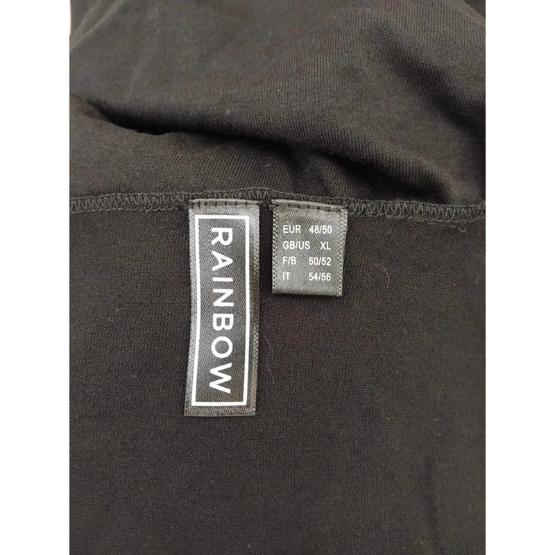 Black Waterfall Cardigan By Rainbow Size XL RRP £18 Item 5881