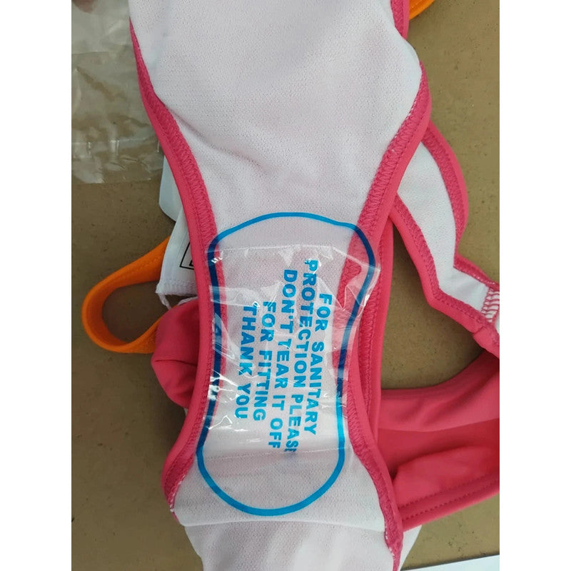 New Rainbow Bikini Set Size 12 (34B) Item 6129