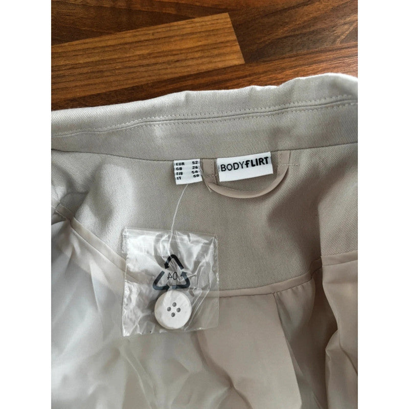 Bodyflirt Coffee Coat Size 26 RRP £59 Item 5419
