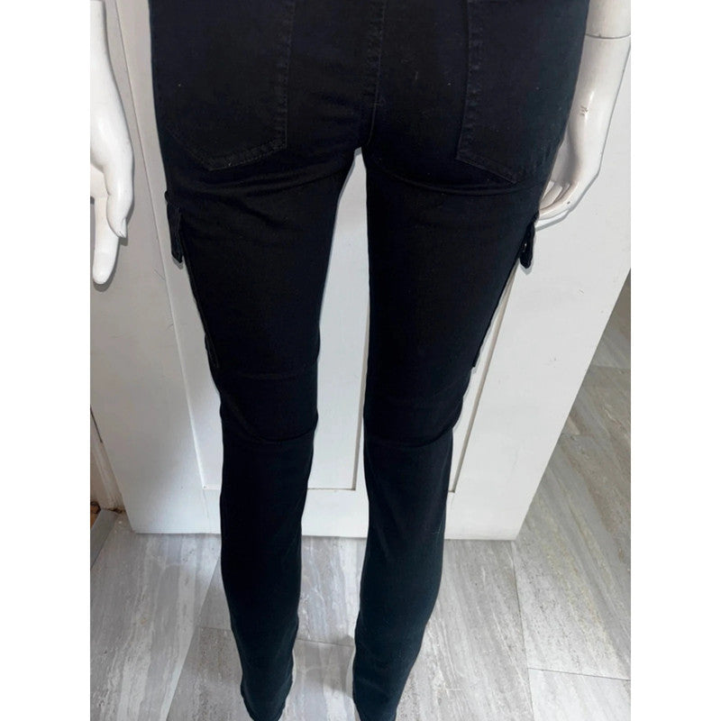 Black Skinny Jeans By Rainbow Size 8 RRP £38 Item 5444