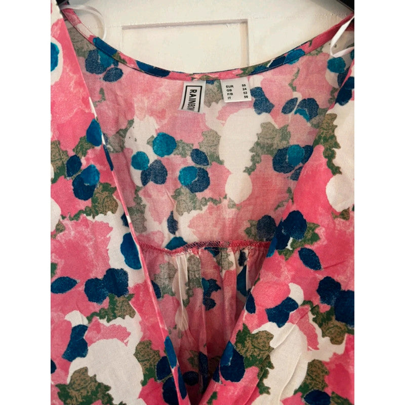 Rainbow Linen Dress Size 26 RRP £45