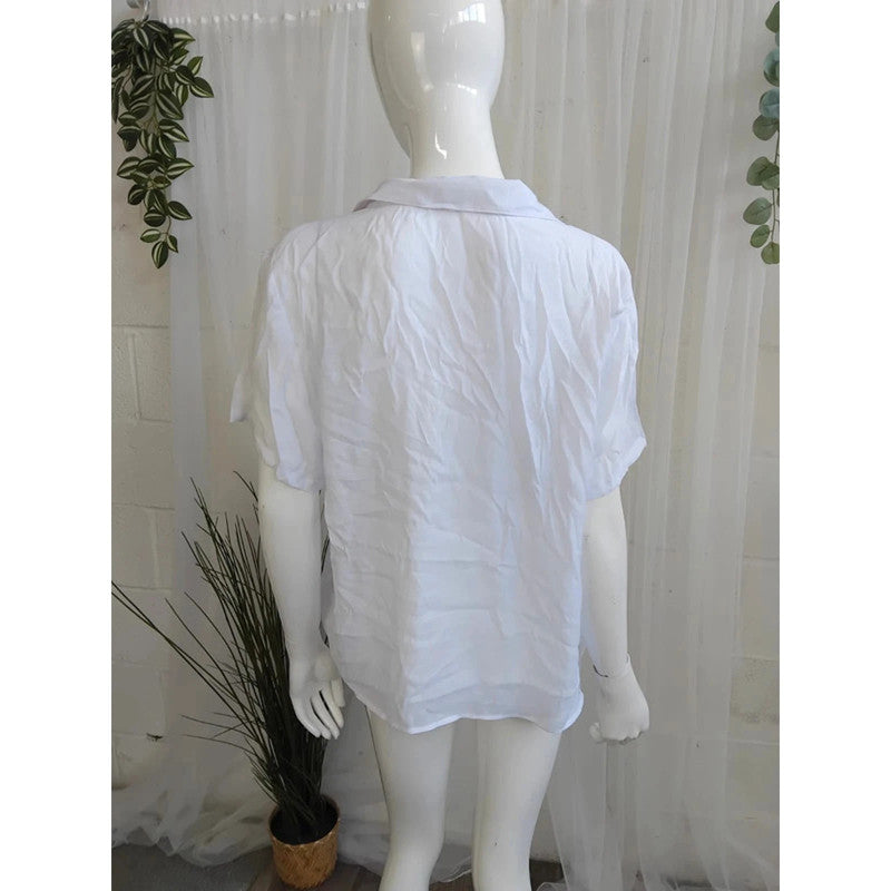 Vivance White Blouse Size 20 RRP £28 Item 6193