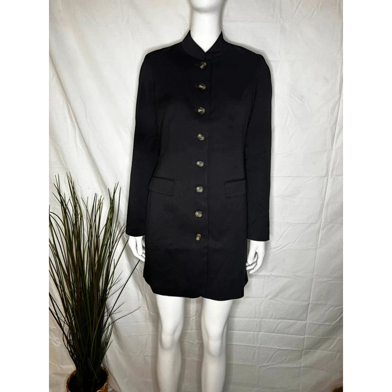 Bonprix Black Frock Coat Size 12 RRP £59