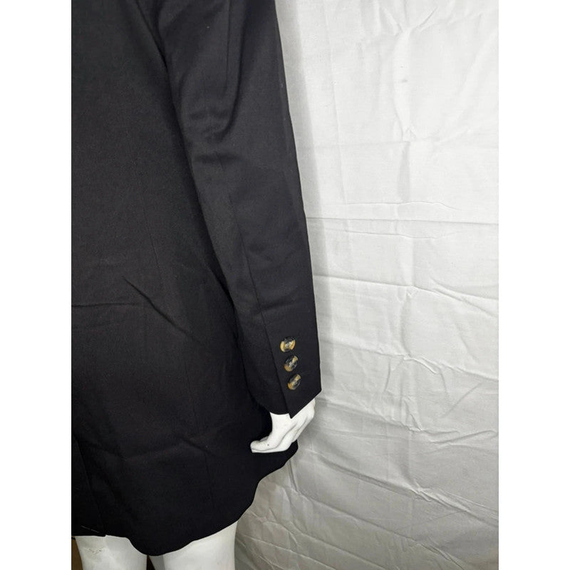 Bonprix Black Frock Coat Size 12 RRP £59