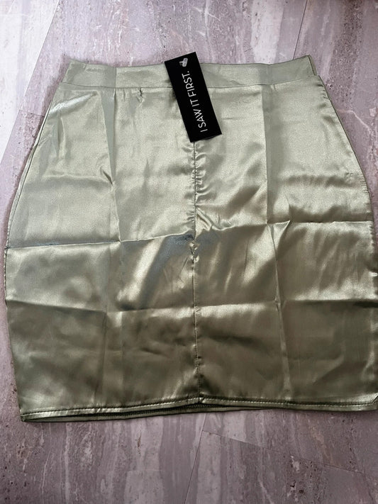 Satin skirt