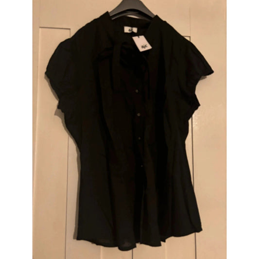 AJC Black Blouse Size 20
