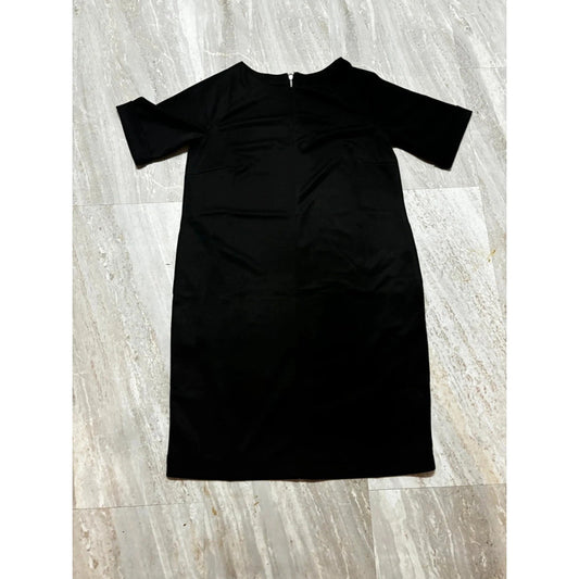 Black midi dress