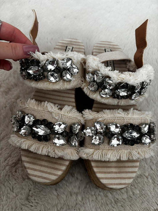 Zara platform sandals size 5