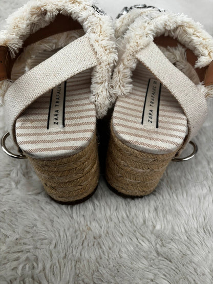 Zara platform sandals size 5