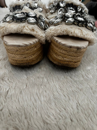 Zara platform sandals size 5