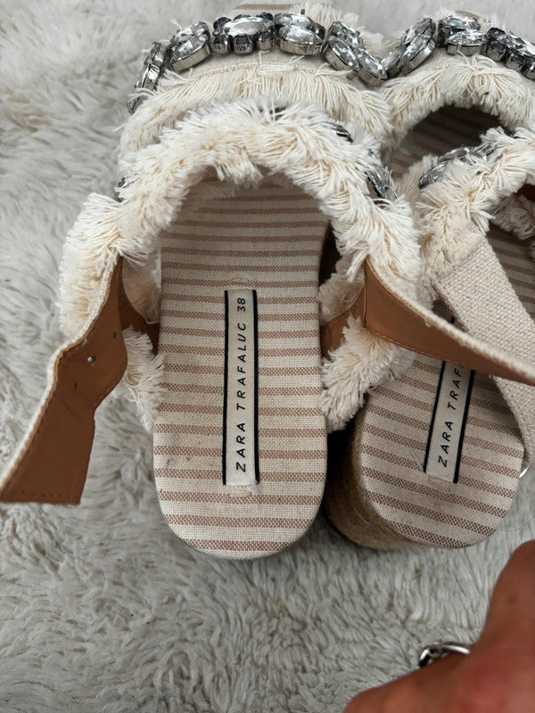 Zara platform sandals size 5