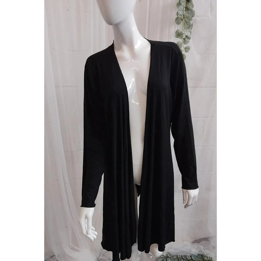 Black Waterfall Cardigan By Rainbow Size XL RRP £18 Item 5881