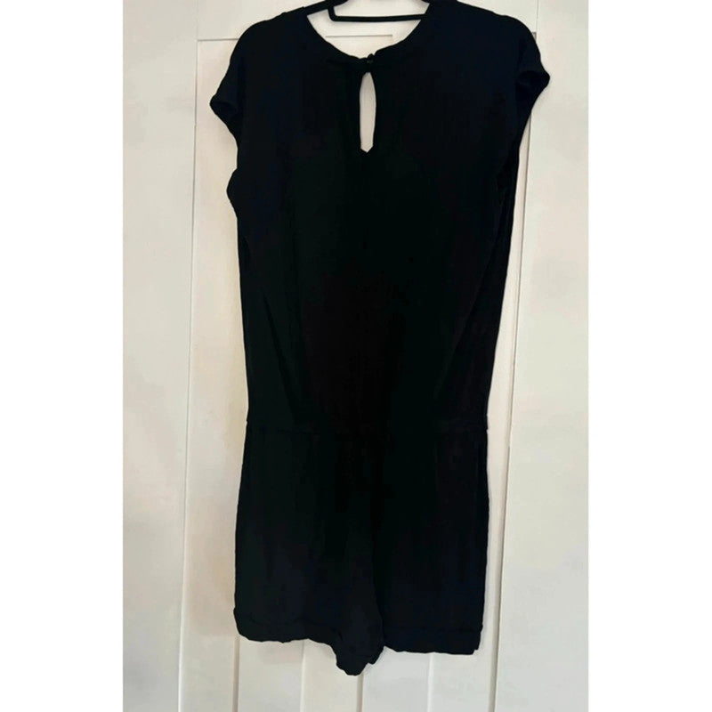 Black Lascana Playsuit Size 14 RRP £42