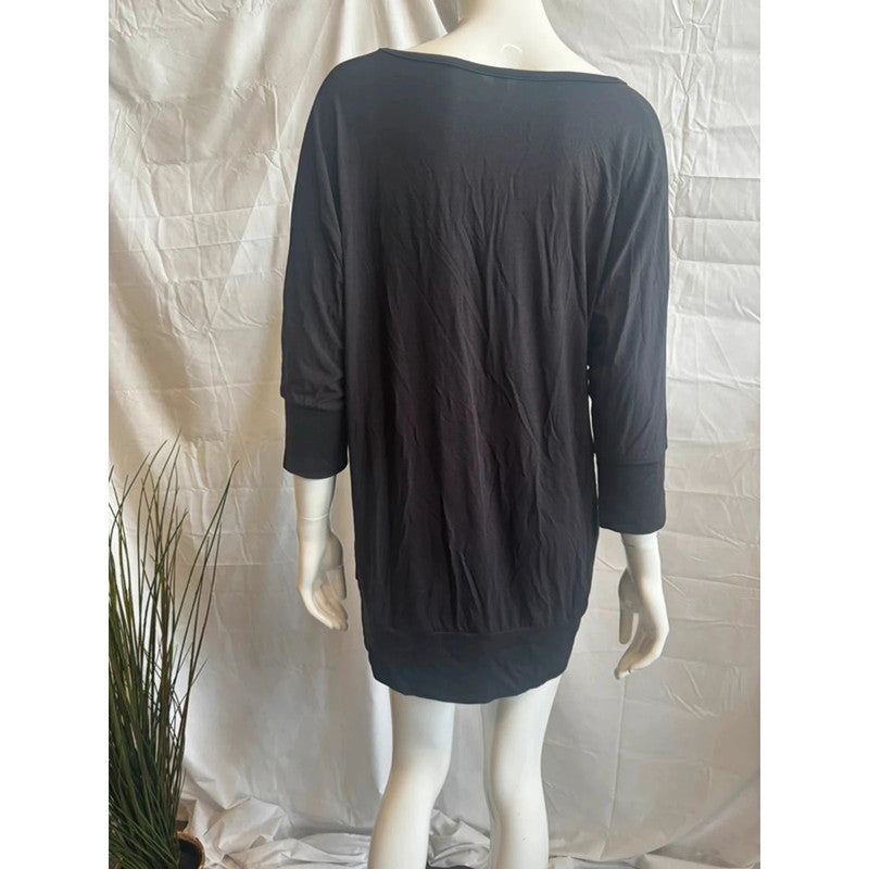 Black Top By Rainbow Size 12-14 RRP £20 Item 5543