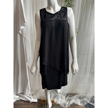Black Bodyflirt Mid Length Dress Size M RRP £38 Item 5695