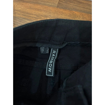Black Skinny Jeans By Rainbow Size 8 RRP £38 Item 5444