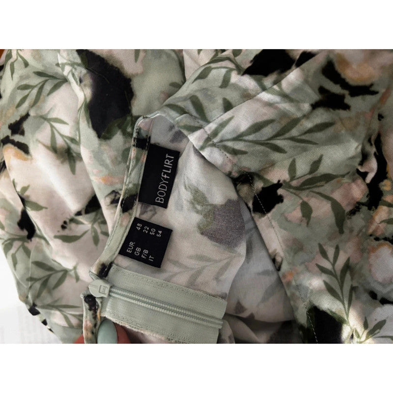 Seagrass Maxi Dress By Bodyflirt Size 22 RRP £45