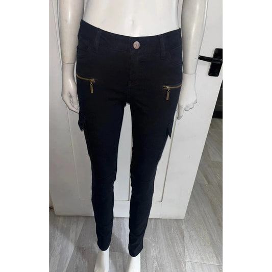 Black Skinny Jeans By Rainbow Size 8 RRP £38 Item 5444