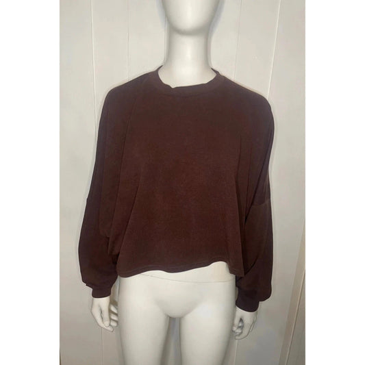 New PLT Soft Ribbed Long Sleeve PJ Top With Tags Size 10