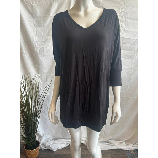Black Top By Rainbow Size 12-14 RRP £20 Item 5543