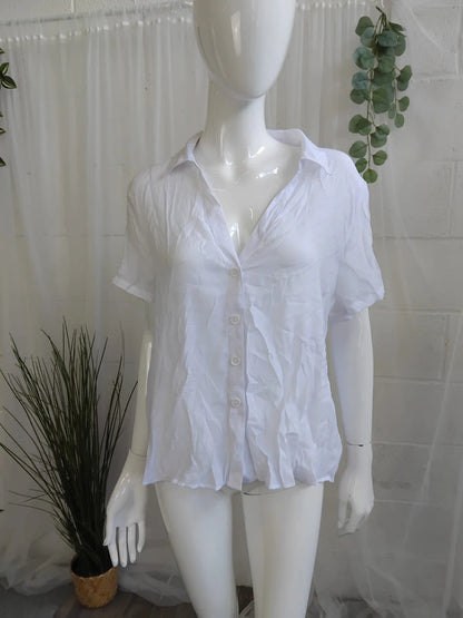 Vivance White Blouse Size 20 RRP £28 Item 6193