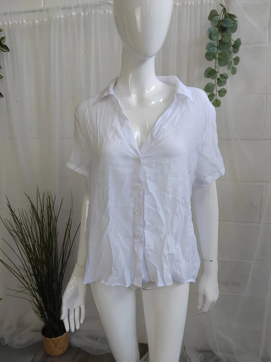 Vivance White Blouse Size 20 RRP £28 Item 6193