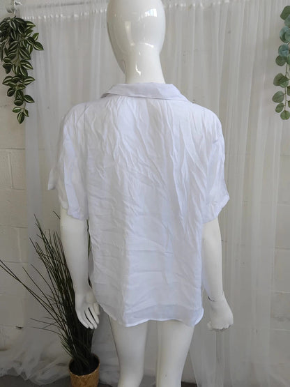 Vivance White Blouse Size 20 RRP £28 Item 6193