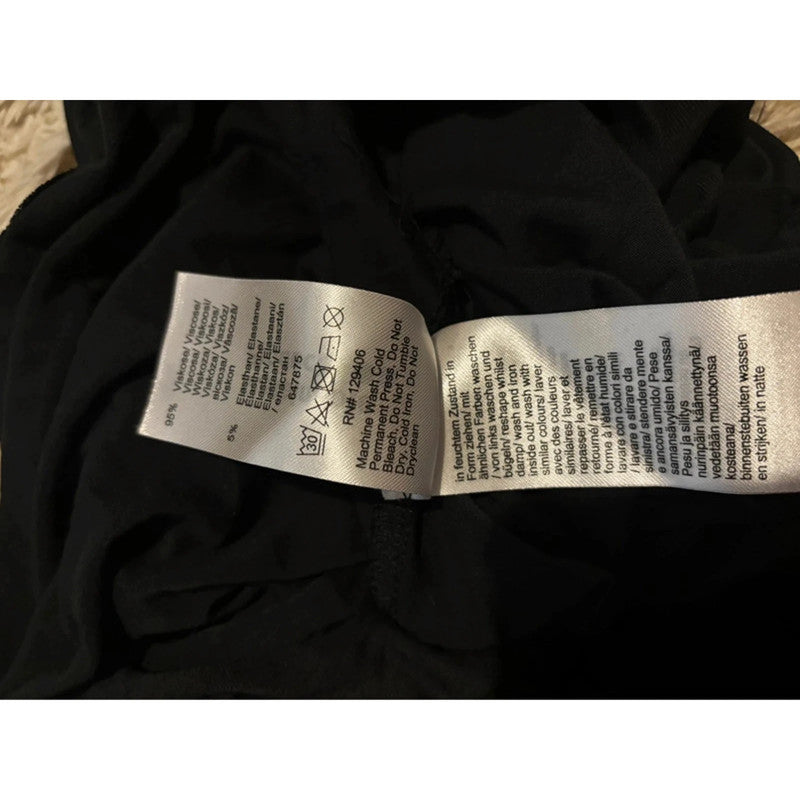 Black Twist Front Dress By Bodyflirt Size M