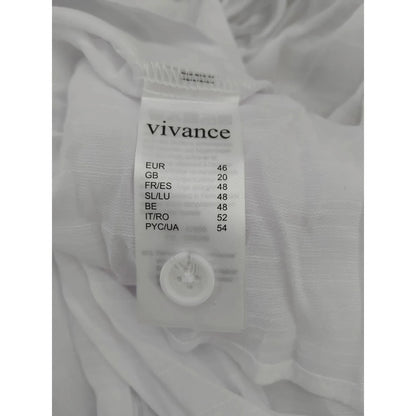 Vivance White Blouse Size 20 RRP £28 Item 6193