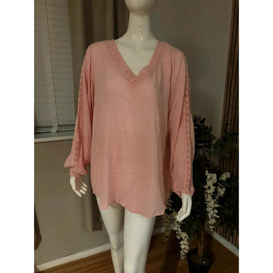 Vivance Pink Blouse Size 20 RRP £35