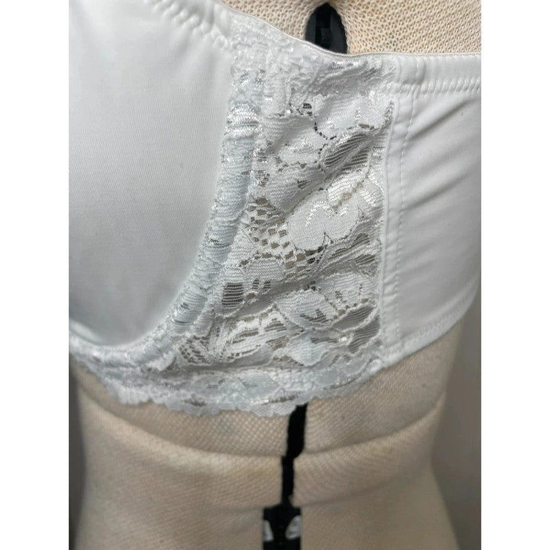 Bonprix White T-Shirt Bra With Underwire Size 38D