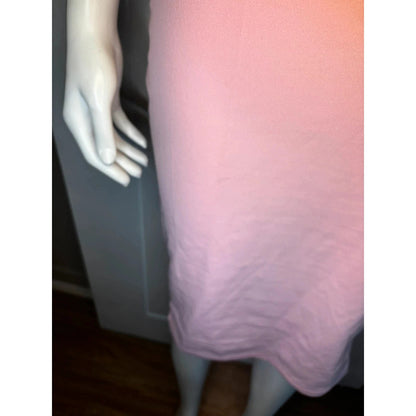 Brand New Pink Midi Dress By Boohoo Size 10
