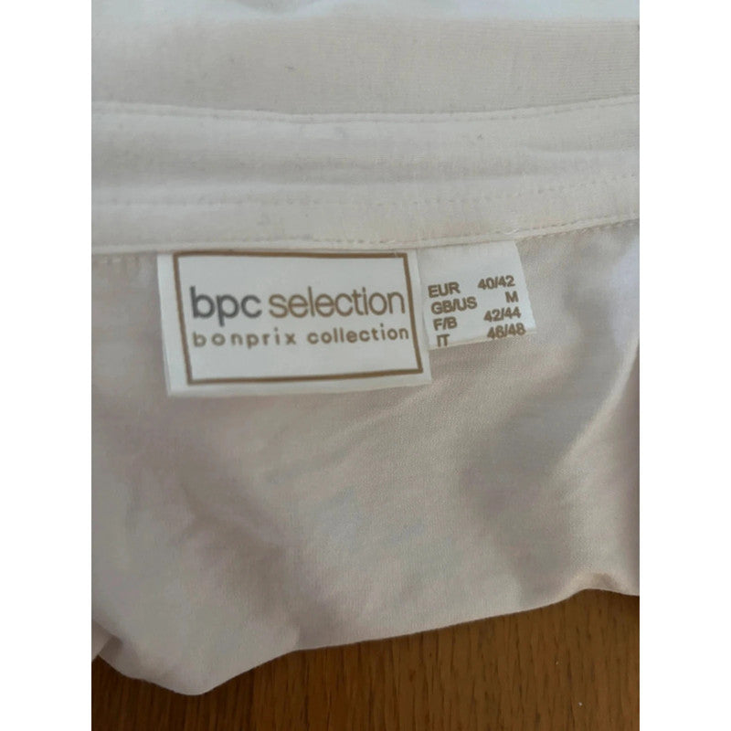 White Studded Blouse By Bonprix Size M RRP £30