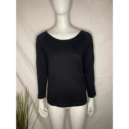 Body Flirt Crochet Sleeve Top Size 8