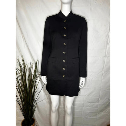 Bonprix Black Frock Coat Size 12 RRP £59