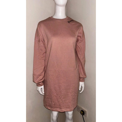 Dusky Pink Jumper Dress By Rainbow Size S RRP £18