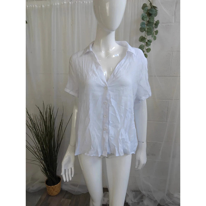 Vivance White Blouse Size 20 RRP £28 Item 6193
