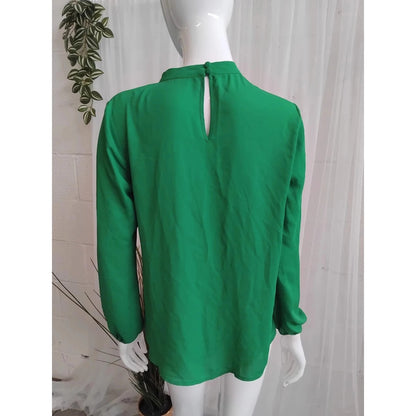Aniston Casual Green Blouse Size 10 RRP £35 Item 6180
