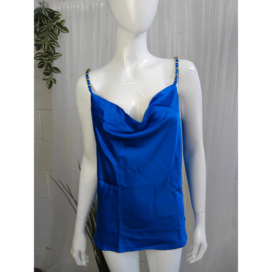 New Julien Macdonald Cobalt Top With Tags Size 12 RRP £35 Item 6010