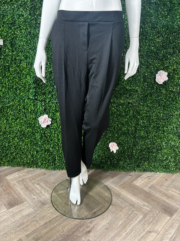 Aniston Black Trousers Size 16R RRP £38 Item 6290